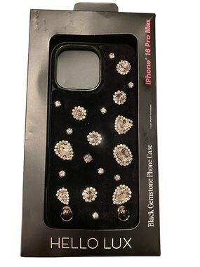Hello Lux~ Black Gemstone iPhone 16 Pro Max Case
New